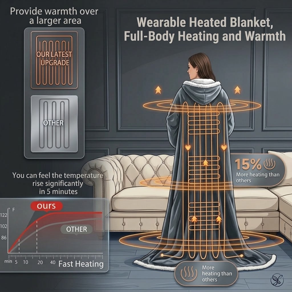 Coze Heated Wearable Blanket